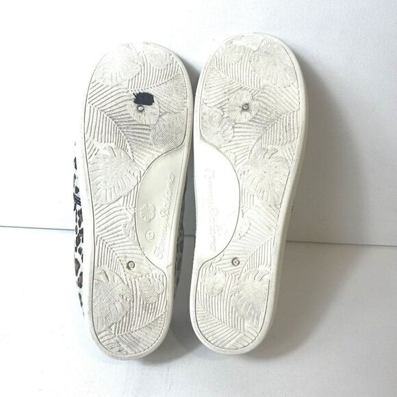 Tommy Bahama Fabric Shoe Womens Size 9 Cheetah Print Slip On Comfort Casual Flat - Picture 11 of 11